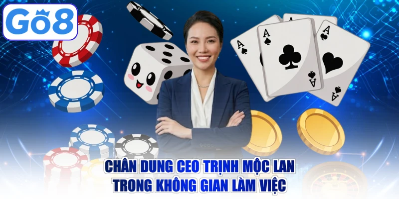 Chân dung CEO Trịnh Mộc Lan trong không gian làm việc
